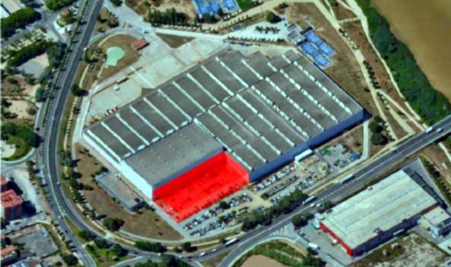 Localització de la nova nau a la fàbrica de Nissan al Prat de Llobregat