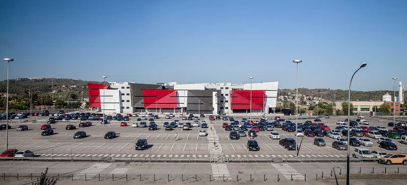 Vista panoràmica del Centre de Formació Professional d'Automoció (CFPA)