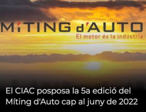 Read more about the article El CIAC posposa la 5a edició del Míting d’Auto cap al juny de 2022