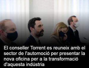 Read more about the article El conseller Torrent es reuneix amb el sector de l’automoció per presentar la nova oficina per a la transformació d’aquesta indústria