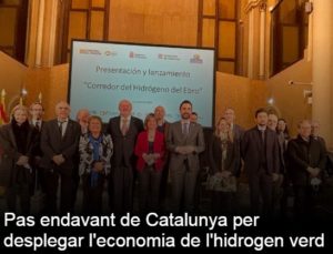Read more about the article Pas endavant de Catalunya per desplegar l’economia de l’hidrogen verd