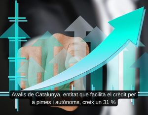 Read more about the article Avalis de Catalunya, entitat que facilita el crèdit per a pimes i autònoms, creix un 31 %