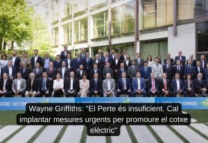 Read more about the article Wayne Griffiths: “El Perte és insuficient. Cal implantar mesures urgents per promoure el cotxe elèctric”