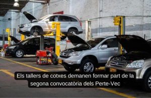 Read more about the article Els tallers de cotxes demanen formar part de la segona convocatòria dels Perte-Vec