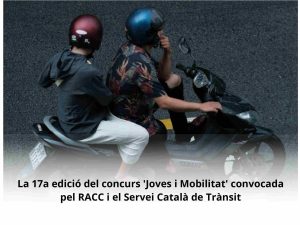 Read more about the article La 17a edició del concurs ‘Joves i Mobilitat’ convocada pel RACC i el Servei Català de Trànsit