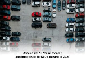 Read more about the article Ascens del 13,9% al mercat automobilístic de la UE durant el 2023