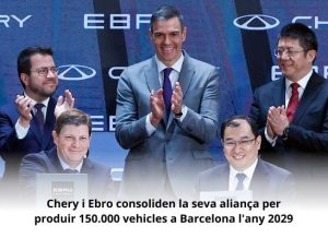 Read more about the article Chery i Ebro consoliden la seva aliança per produir 150.000 vehicles a Barcelona l’any 2029